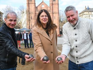 Luisenplatz: Boulebahnen wieder geöffnet und Verleih per App verfügbar